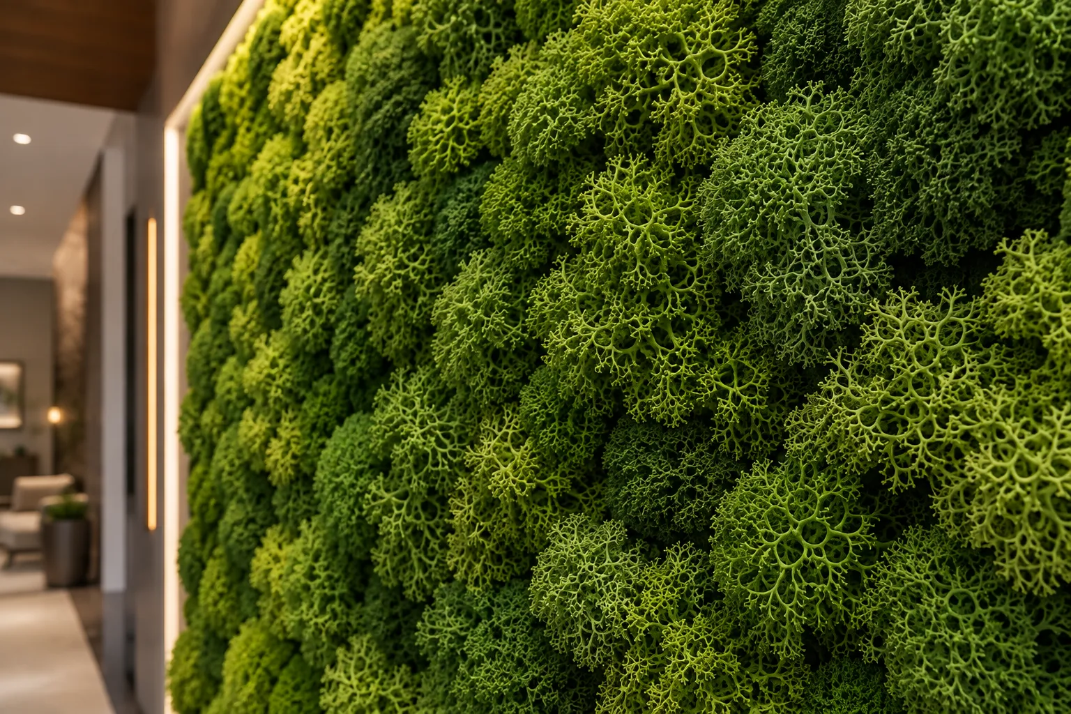 Reindeer Moss Wall Design